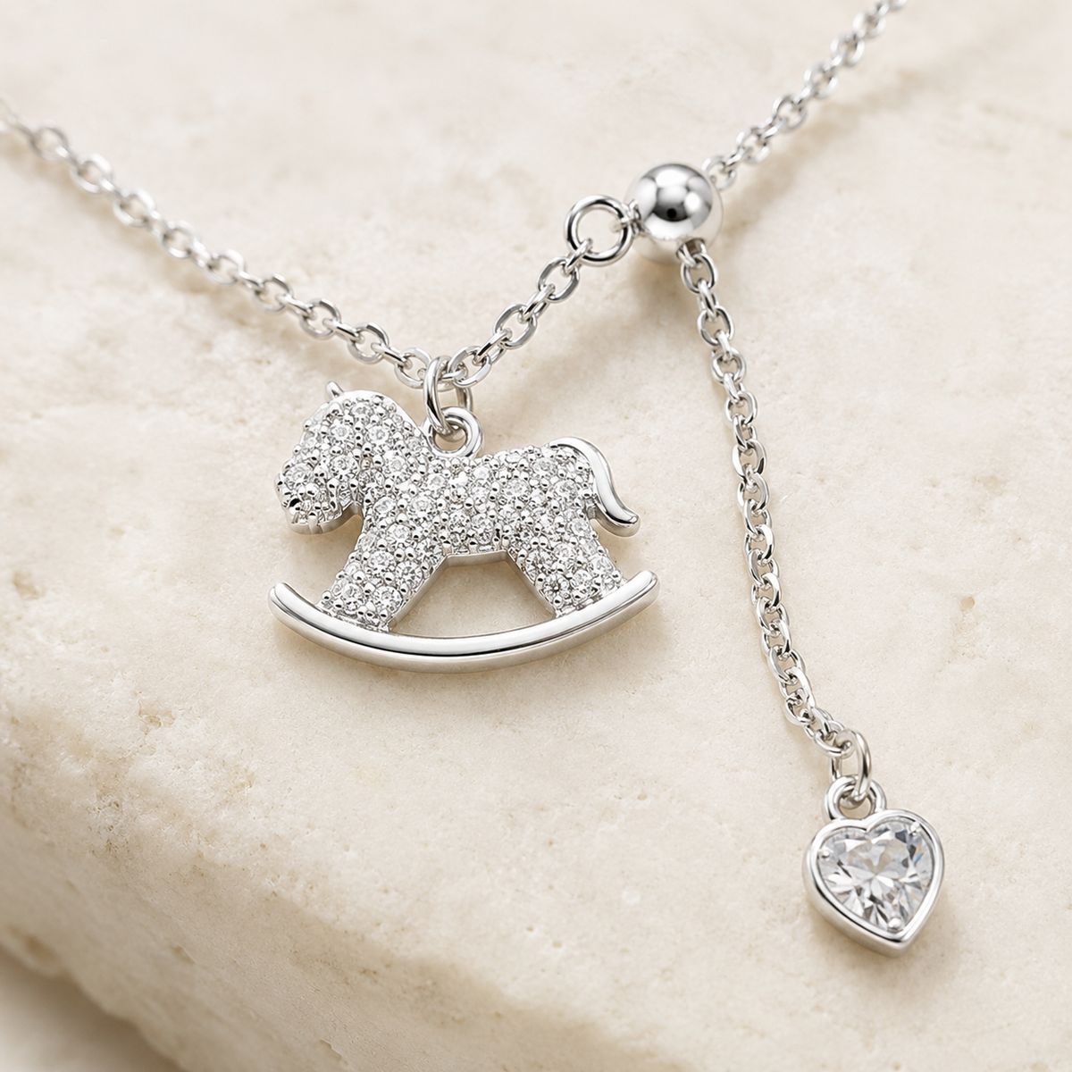 Lucky Rocking Horse Necklace