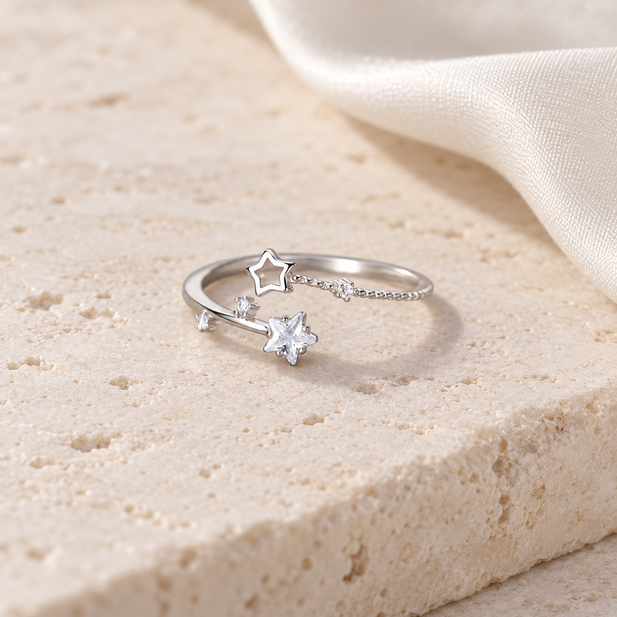 Meteor Star Open Ring