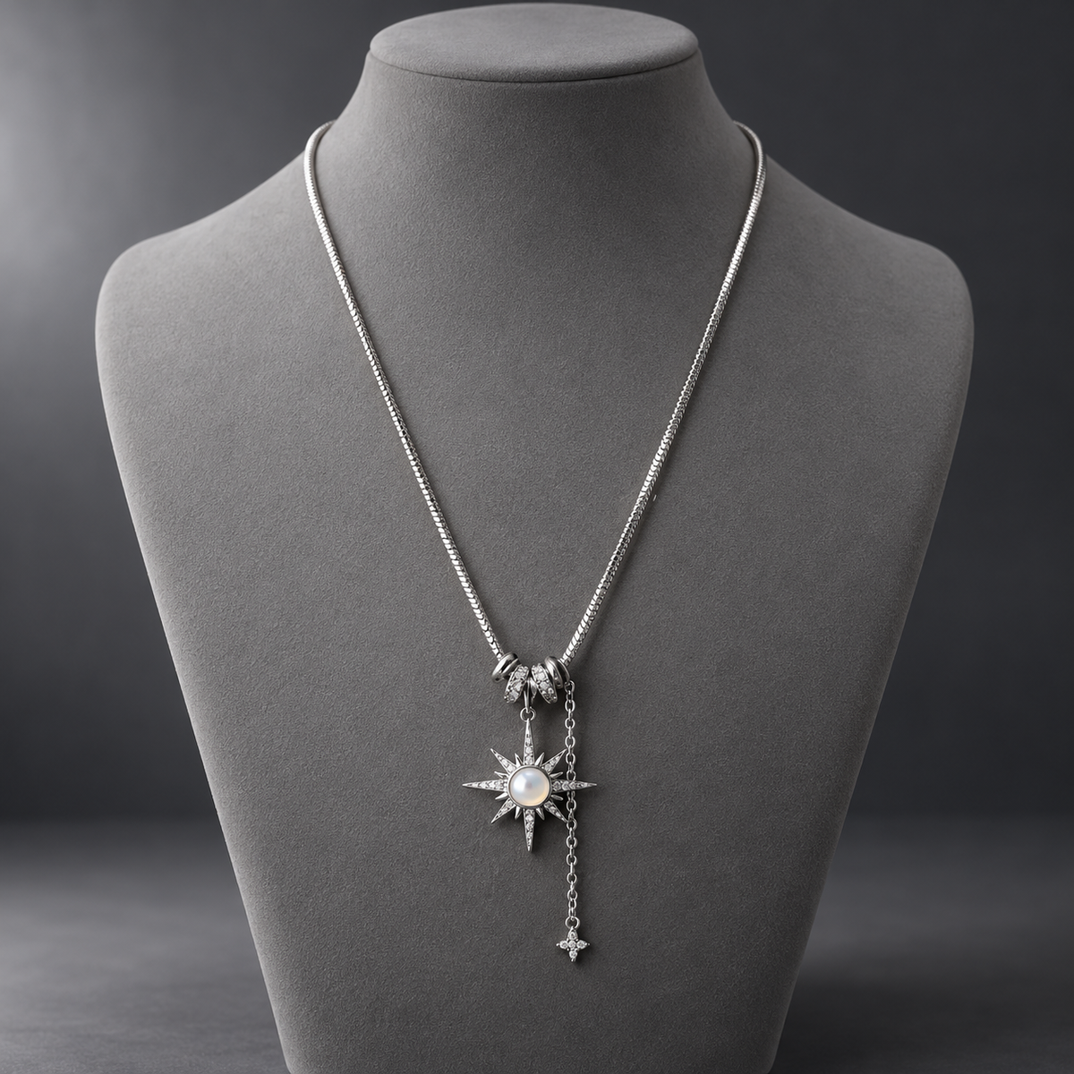 Polaris Star Drop Necklace