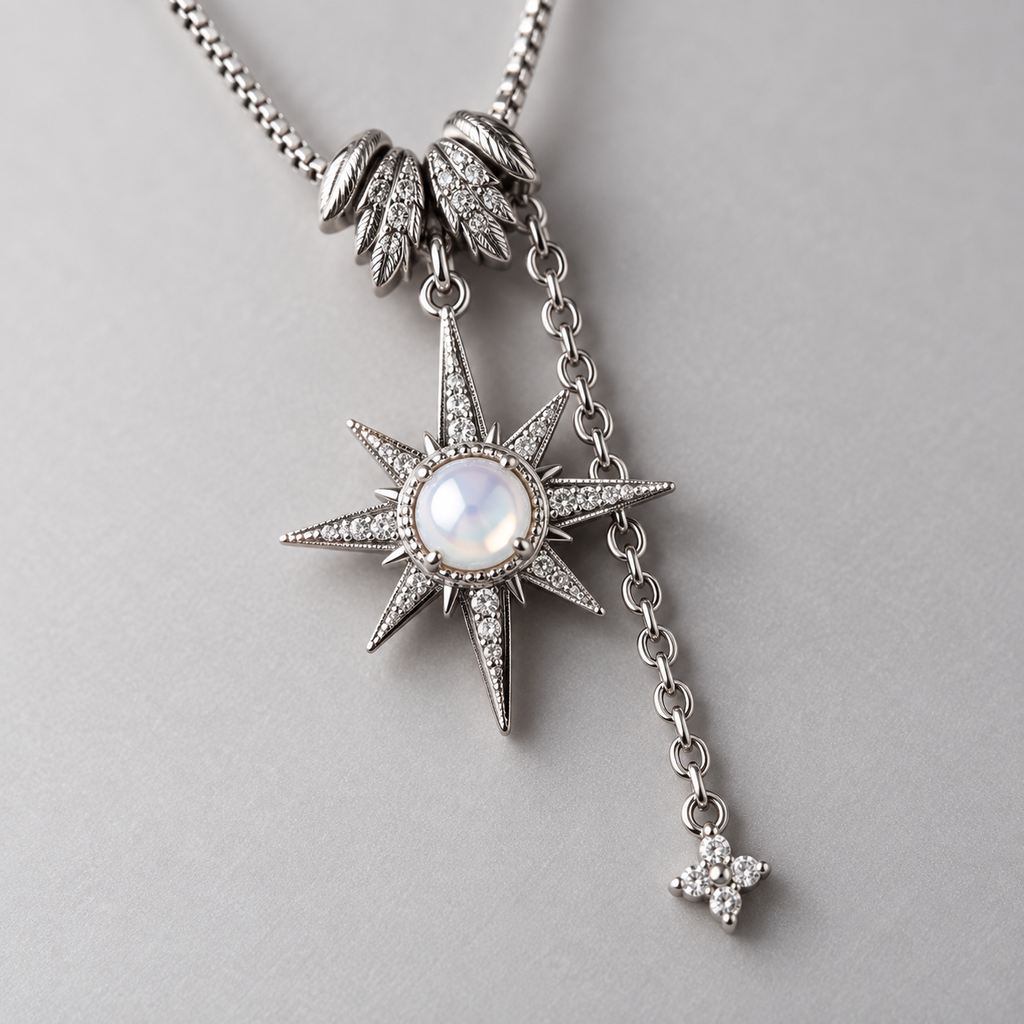 Polaris Star Drop Necklace