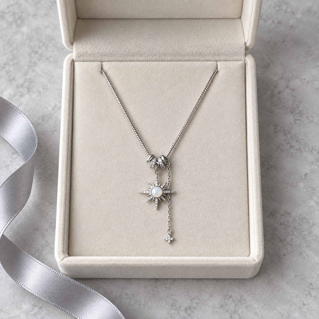 Polaris Star Drop Necklace