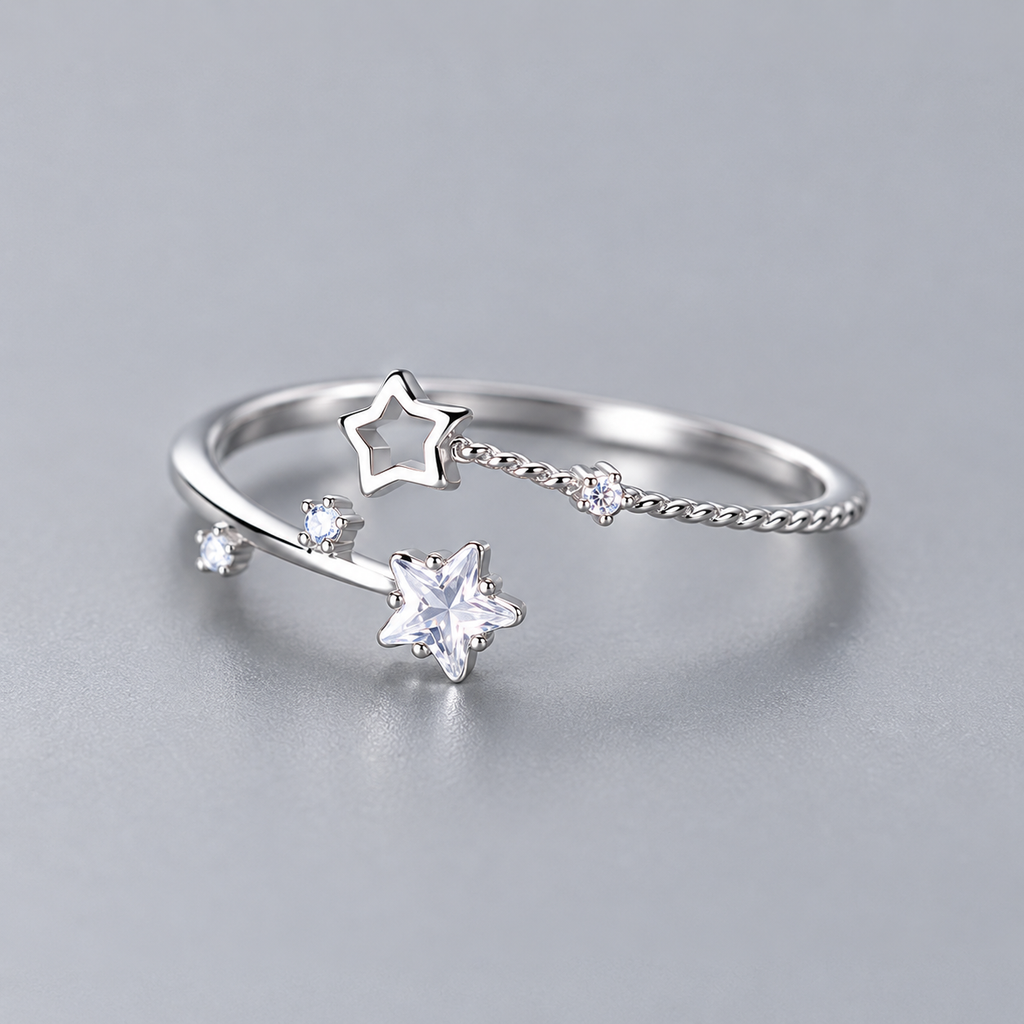 Meteor Star Open Ring