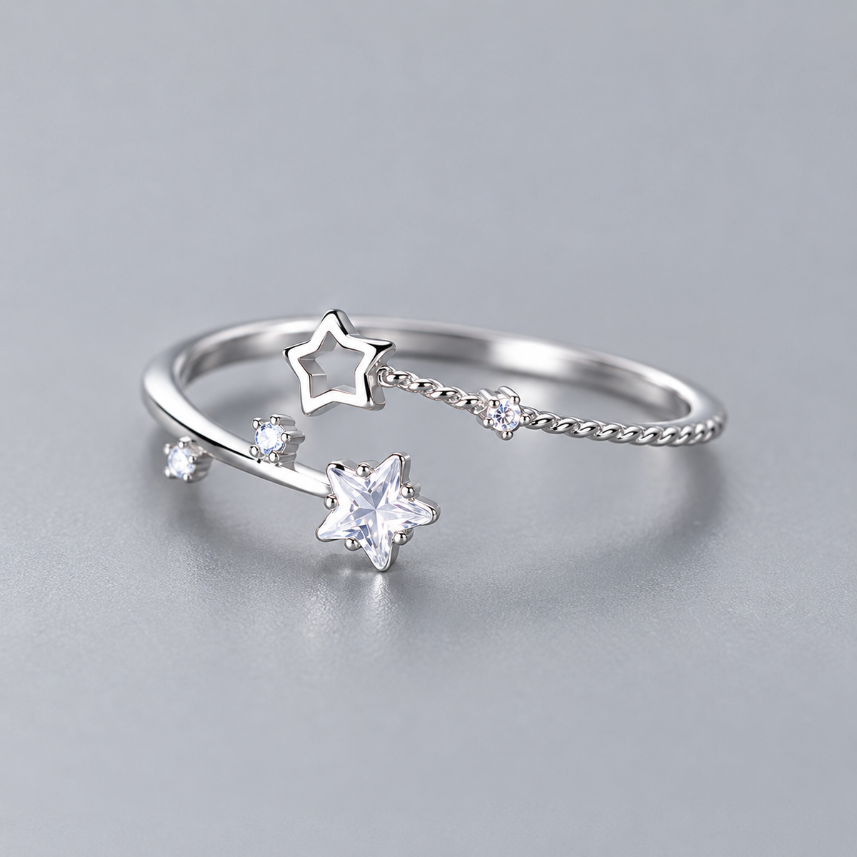 Meteor Star Open Ring