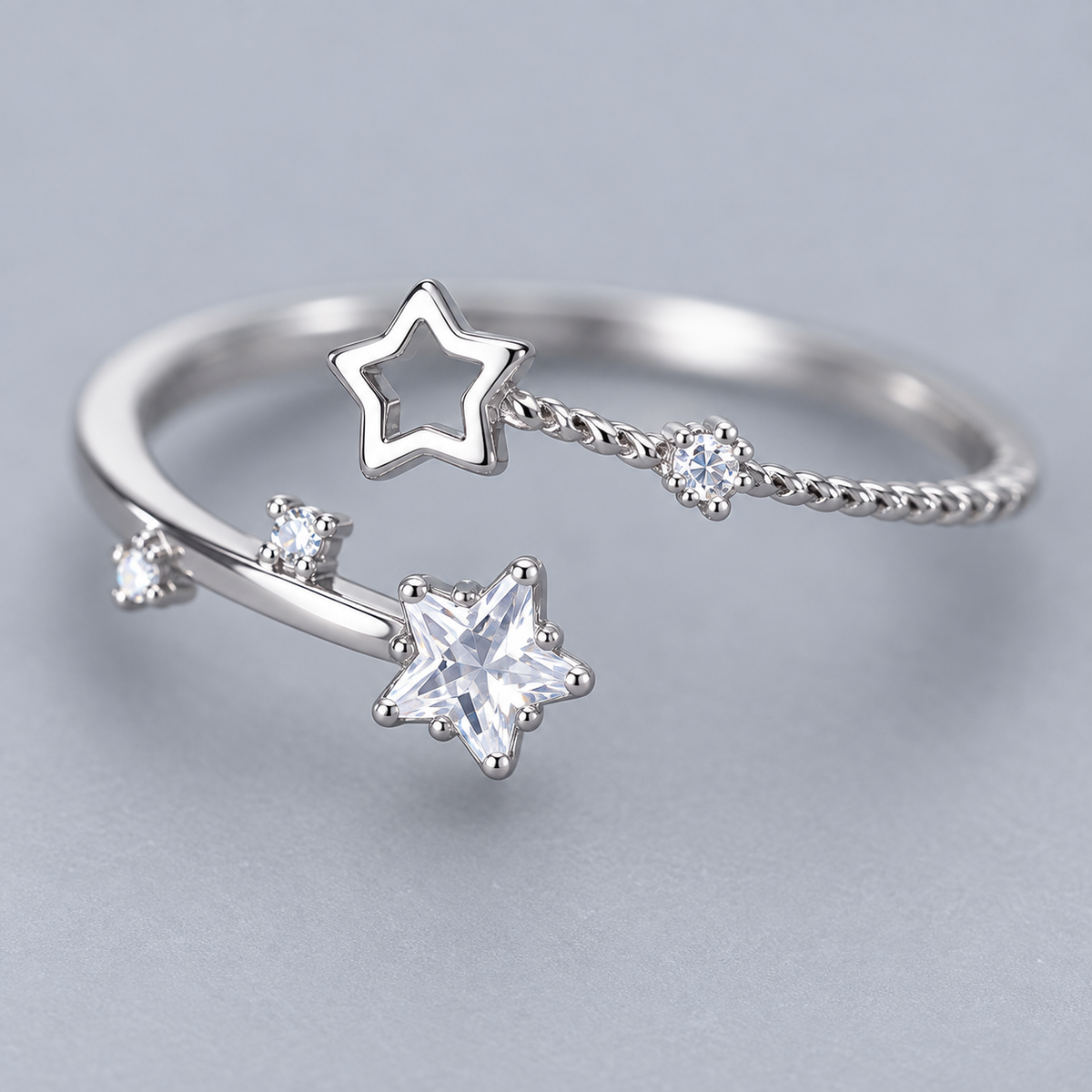 Meteor Star Open Ring